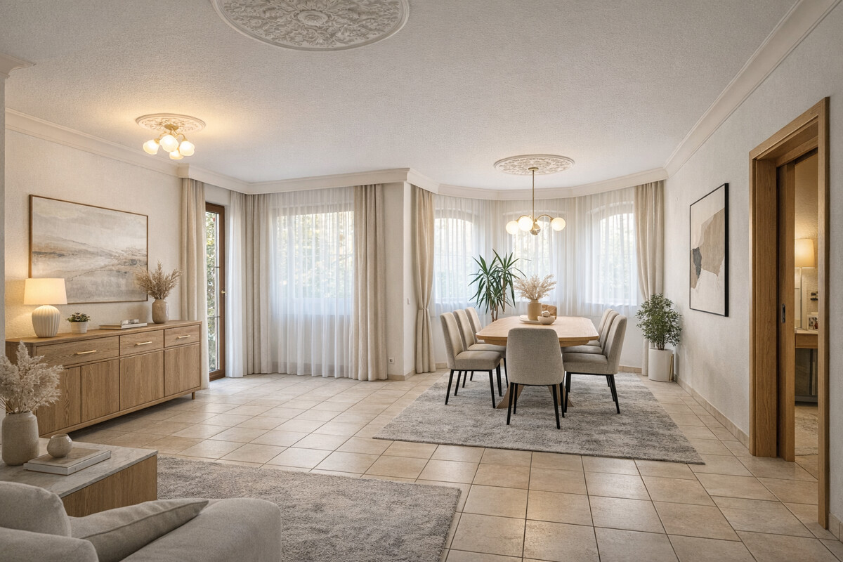 Esszimmer KI-Beispiel