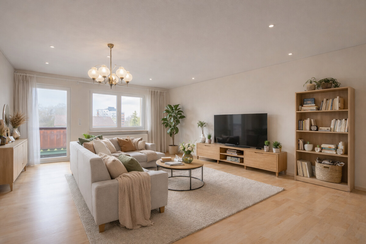 Wohnzimmer DG  KI-Beispiel