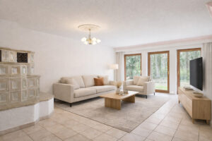 Wohnzimmer KI-Beispiel